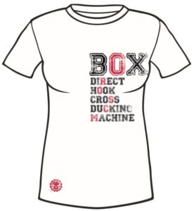 Dámské sportovní tričko MACHINE BOX – Bílé