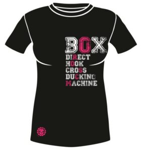 Dámské sportovní tričko MACHINE BOX – Černé