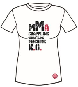 Dámské sportovní tričko MACHINE MMA – Bílé