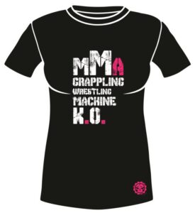 Dámské sportovní tričko MACHINE MMA – Černé