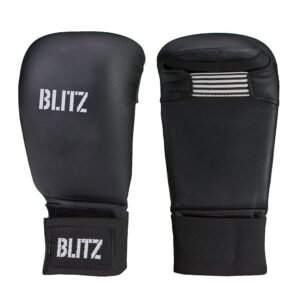 Karate rukavice BLITZ Elite bez palce – černé