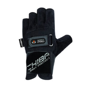 Fitness rukavice CHIBA Wristguard PROTECT – černé