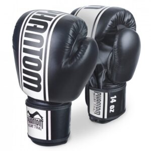 PHANTOM Boxerské rukavice „MT-Pro“ – černo/bílé