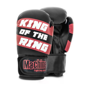 Boxerské rukavice Machine King Of The Ring - černo/červené