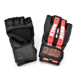 MMA rukavice Machine King Of The Ring FAST - černo/červené