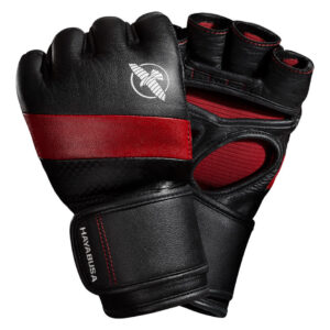 Hayabusa MMA rukavice T3 – černo/červené