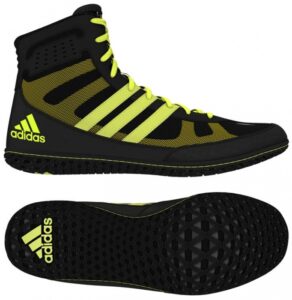 ADIDAS Zápasnické boty Mat Wizard.3 – černo/žluté