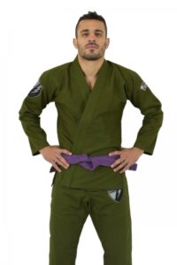 OKAMI fightgear Kimono BJJ Gi SAS – zelené