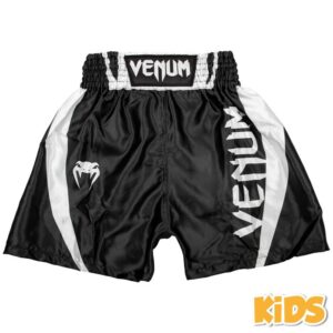 Dětské boxerské trenýrky VENUM ELITE - černo/bílé