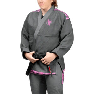 HAYABUSA Dámské Kimono Womens Lightweight Jiu Jitsu Gi – Grey / Pink