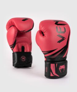 Boxerské rukavice VENUM CHALLENGER 3.0 – černo/coral
