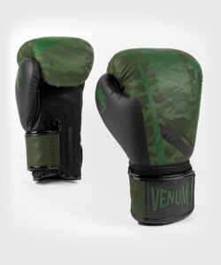 Boxerské rukavice VENUM Trooper - forest camo/black