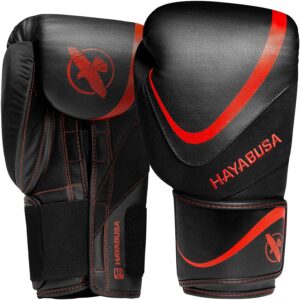Hayabusa Boxerské rukavice H5 - černo/červené