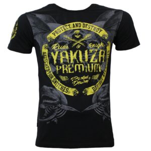 Yakuza Premium Pánské tričko YPS 3020 - černé