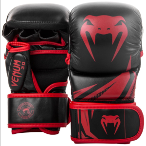 MMA Sparring rukavice VENUM CHALLENGER 3.0 – černo/červené